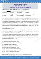 Đề số 4 - Đề kiểm tra giữa kì 2 - Tiếng Anh 12 mới